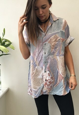 CRAZY PATTERN OVERSIZED RETRO VINTAGE UNISEX FESTIVAL SHIRT