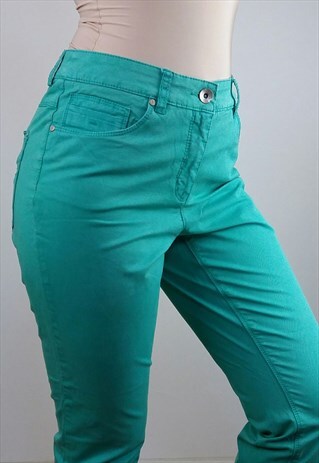 VINTAGE 90'S MOM JEANS / LIGHTWEIGHT COTTON TROUSERS