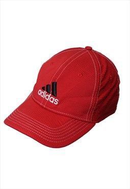 Vintage Adidas Red Baseball Cap Womens