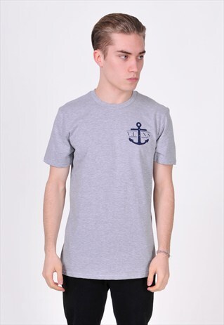 GREY V.L.N.S ANCHOR T-SHIRT