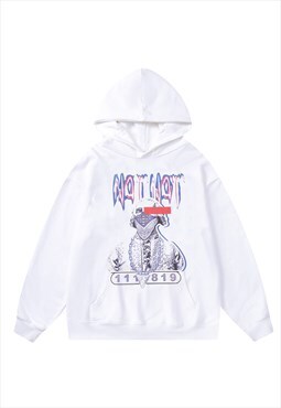 Money print hoodie American pullover premium grunge jumper 