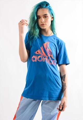 ADIDAS BLUE ADIDAS T-SHIRT