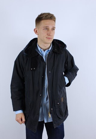 RARE VINTAGE BURBERRYS MEN'S WAX JACKET