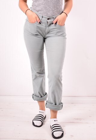 LEVI'S 525 WOMENS VINTAGE JEANS W27 L32 BLUE 90S