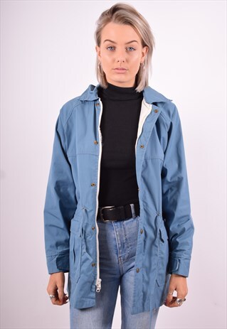 WOOLRICH WOMENS VINTAGE JACKET MEDIUM BLUE 90'S