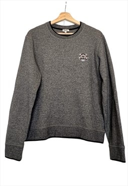 Vintage Kenzo cotton sweatshirt, grey. Size L