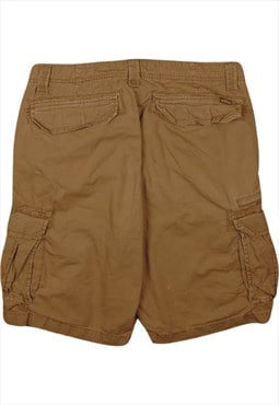 Lee 90's Cargo Pockets Shorts 32 Tan Brown