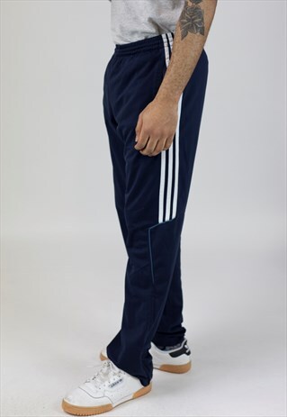 VINTAGE ADIDAS NAVY TRACKSUIT BOTTOMS