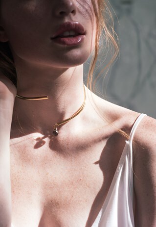 TEAR OF JOY GOLD CHOKER