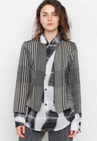 VINTAGE BLACK MC SCOTT JACKET