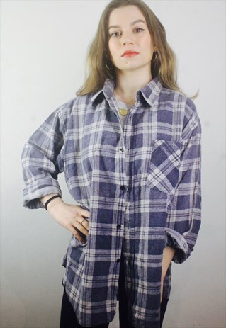 VINYAGE UNISEX FLANNEL SHIRT