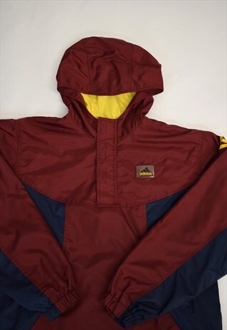 VINTAGE 90S ADIDAS MAROON JACKET