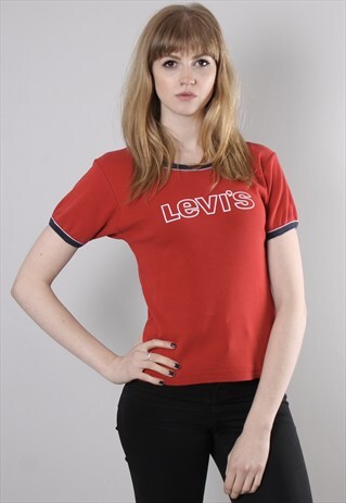 VINTAGE 90S LEVI'S RED LOGO T-SHIRT
