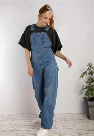VINTAGE DENIM DUNGAREES Z645