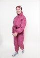 90S ONE PIECE RED SKI SUIT, WOMEN VINTAGE SKI JUMPSUIT