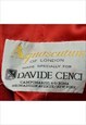 VINTAGE AQUASCUTUM DAVIDE CENCI RED WOOL COAT MENS