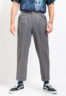 St Michael pleated pants Vintage formal trousers in grey