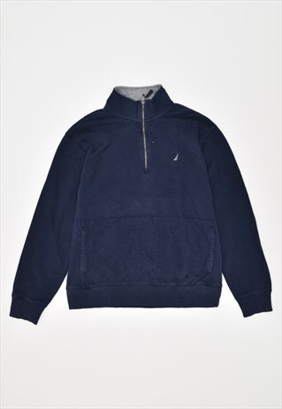 VINTAGE 90'S NAUTICA SWEATSHIRT JUMPER NAVY BLUE