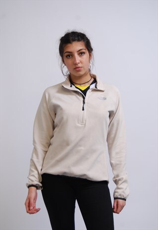 VINTAGE THE NORTH FACE 1/2 ZIP NEOPRENE FLEECE JACKET