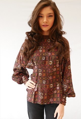 RETRO SILK BLOUSE