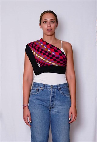 VINTAGE UNISEX 80S / 90S LANVIN SCARF