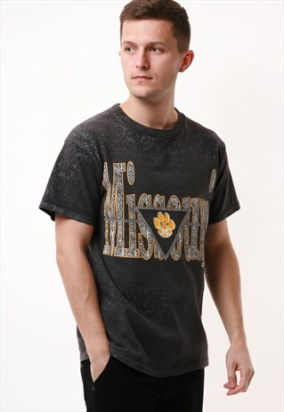 90S USA VINTAGE MISSURI GRAPHIC COTTON T-SHIRT 16420