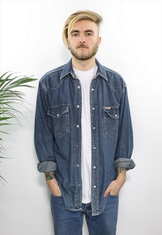 VINTAGE WRANGLER DENIM SHIRT