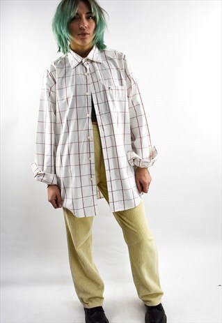 VINTAGE TOMMY HILFIGER BIG CHECKED OVERSIZED BOYFRIEND SHIRT
