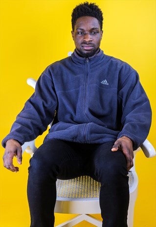 DARK GREY ZIP-UP FLEECE