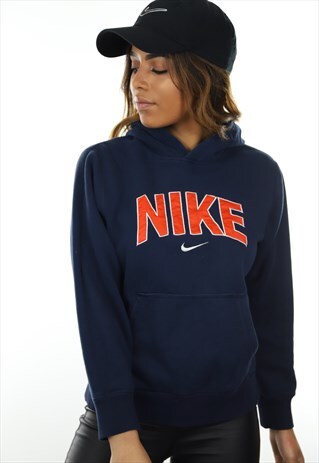 VINTAGE NIKE SPELL OUT HOODIE SWEATSHIRT