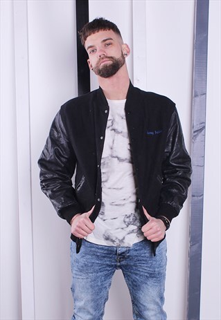 VINTAGE 90S VARSITY BOMBER JACKET. AMERICAN/ USA JACKET