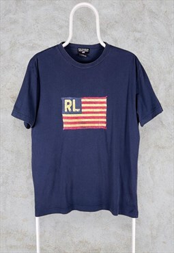 Blue Ralph Lauren T Shirt Large