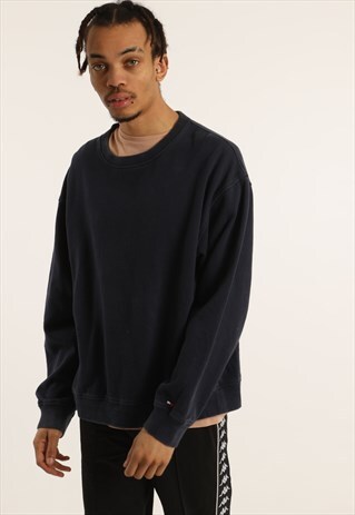 VINTAGE TOMMY HILFIGER EMBROIDERED LOGO SWEATSHIRT