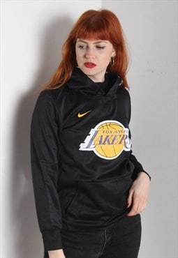 Vintage Nike LA Lakers Hoodie Black