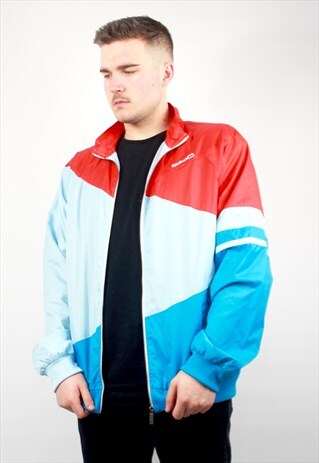 90'S RETRO MULTI-COLOURED RAVE TRACK JACKET