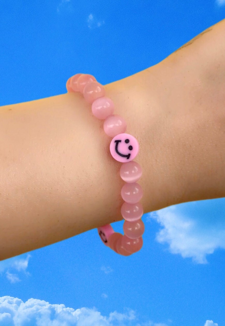 White Jade Bodhi Gradual Pink Beaded Bracelet Lover Girl Wraps Her Finger  Softly Gradually Changes Color Ball Bracelet Gift - AliExpress