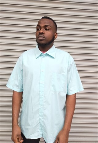 VINTAGE YVES SAINT LAURENT FORMAL HALF SLEEVES SHIRT FOR MEN