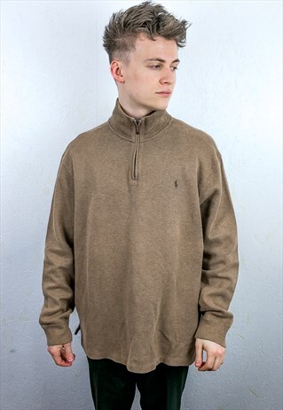 VINTAGE RALPH LAUREN 1/4 ZIP SWEATSHIRT