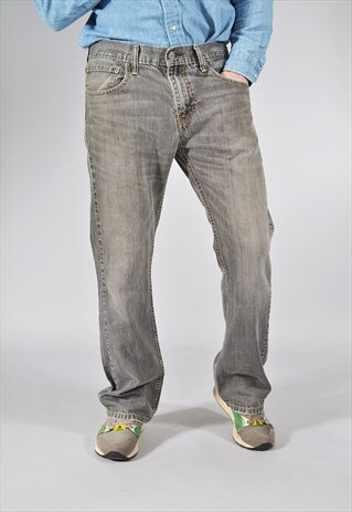 VINTAGE LEVI'S 527 CHARCOAL BOOTCUT JEANS