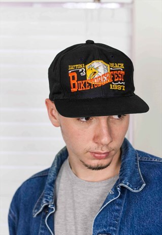 VINTAGE BIKETOBERFEST BIKER 1997 CAP LOGO 90S ONE SIZE 2.7