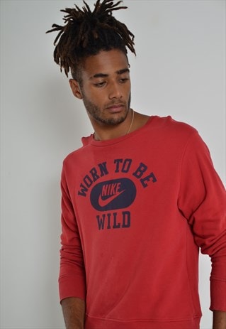 nike jumper red