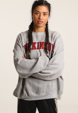 VINTAGE CHAMPION COLLEGE EMBROIDERED SWEATSHIRT