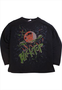 Vintage  Reebok Sweatshirt Black Top Crewneck Black Medium
