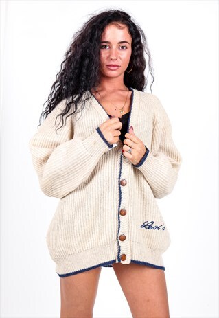 VINTAGE LEVI'S KNITWEAR CARDIGAN K397