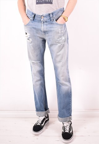 LEVI'S 511 MENS VINTAGE JEANS W34 L34 BLUE 90S