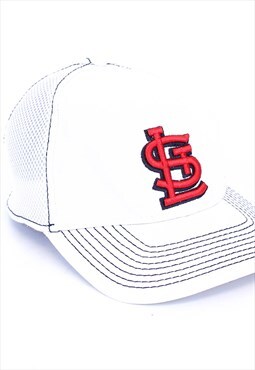 Vintage MLB St Louis Cardinals Cap White Red With Logos 90s