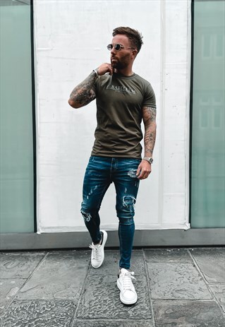 ADAGE COLLECTION - KHAKI RUBBERISED LOGO