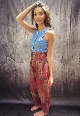 VINTAGE 80S HIGH WAIST TROUSERS