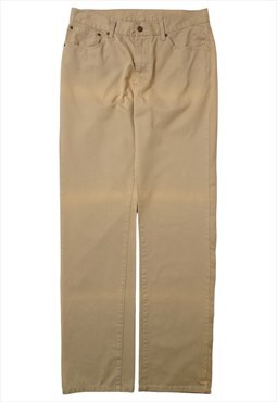 Vintage Levis 751 Beige Straight Trousers Womens