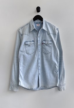 Vintage Levi's Light Blue Denim Jean Shirt